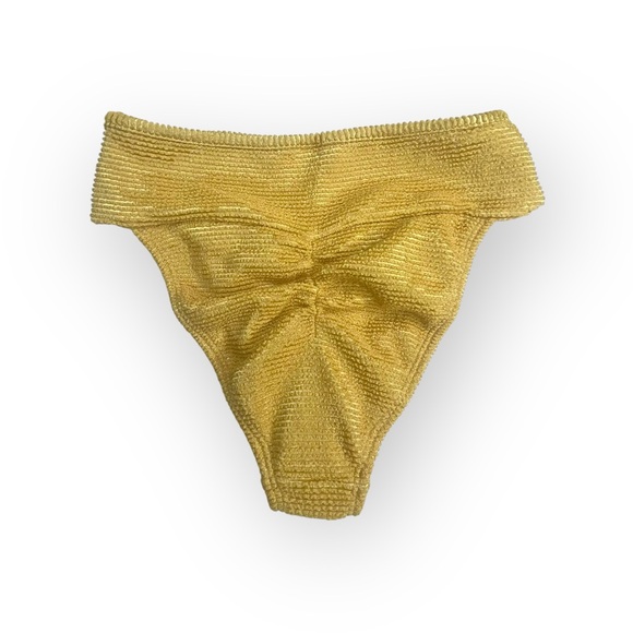 new Montce ☀︎︎ Tamarindo Ruched Scrunch Butt Bikini Bottom ☀︎︎ Goldie ☀︎︎ Small - Picture 11 of 16